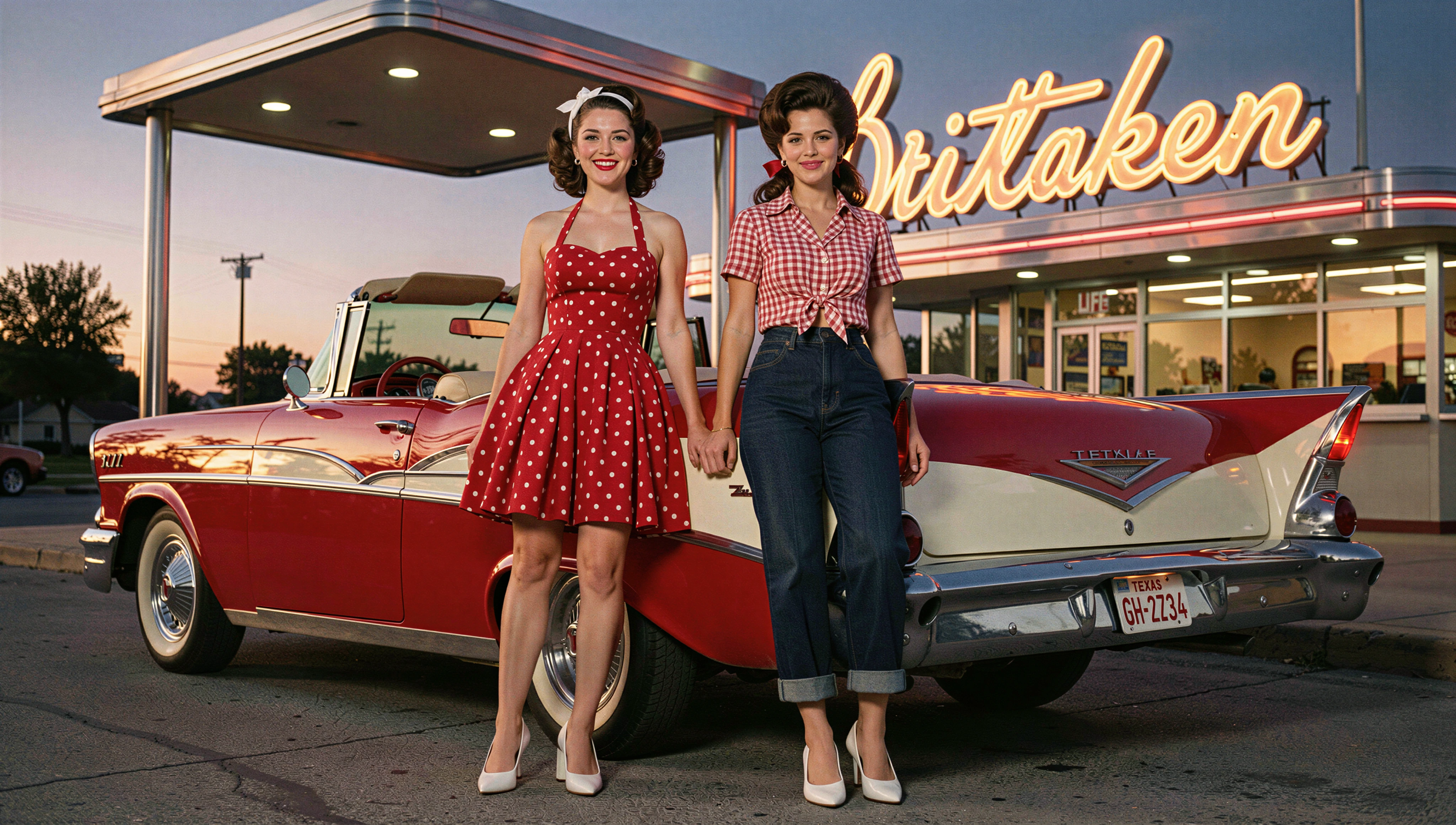 Concept still — 1950s drive-in