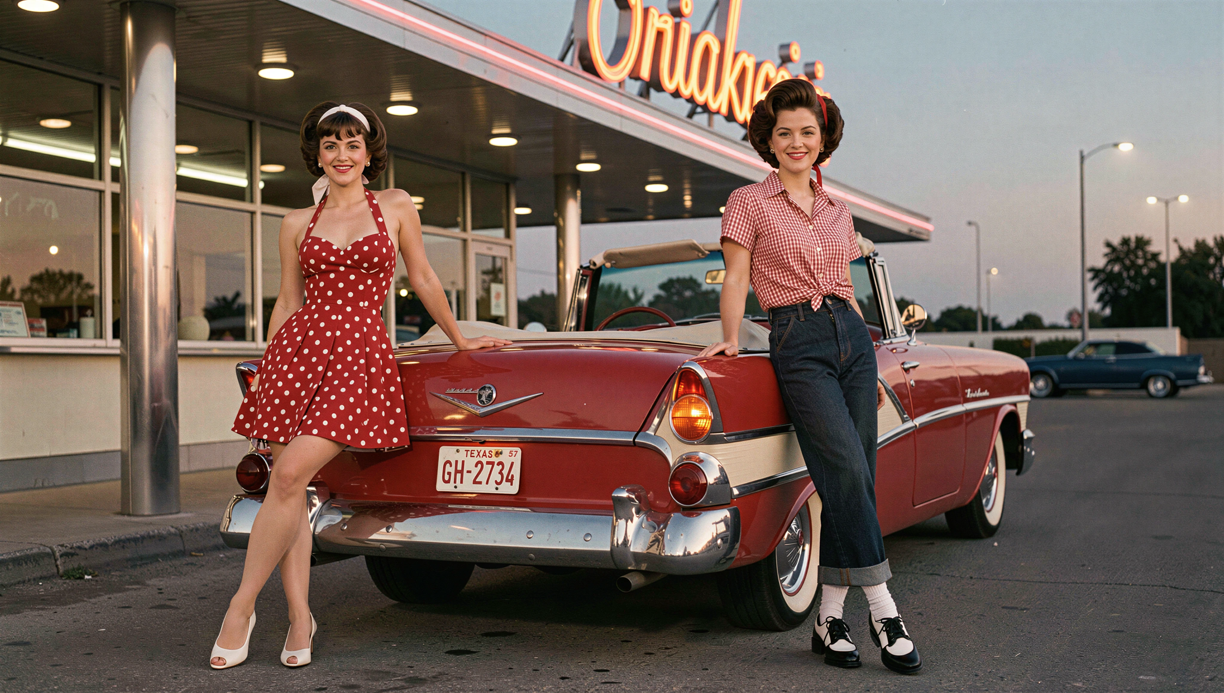 Concept still — 1950s romance